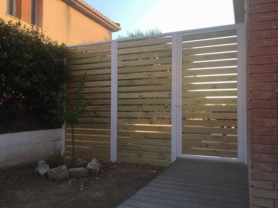 Valla de madera