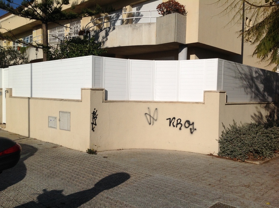 Valla jardín exterior