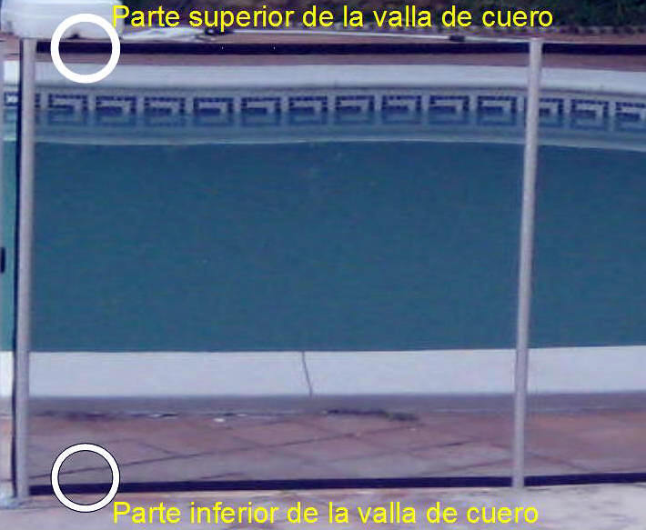 Vallas para piscinas, desmontables