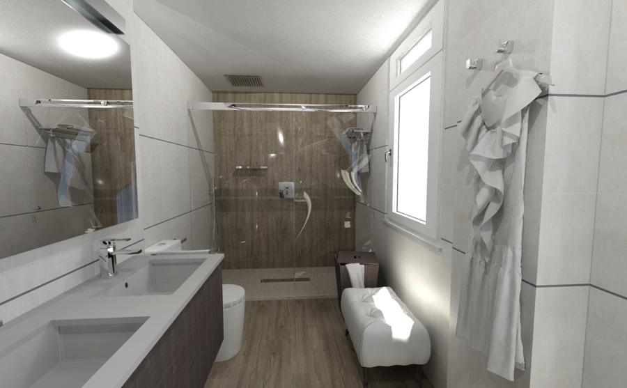 Baño en vestidor 