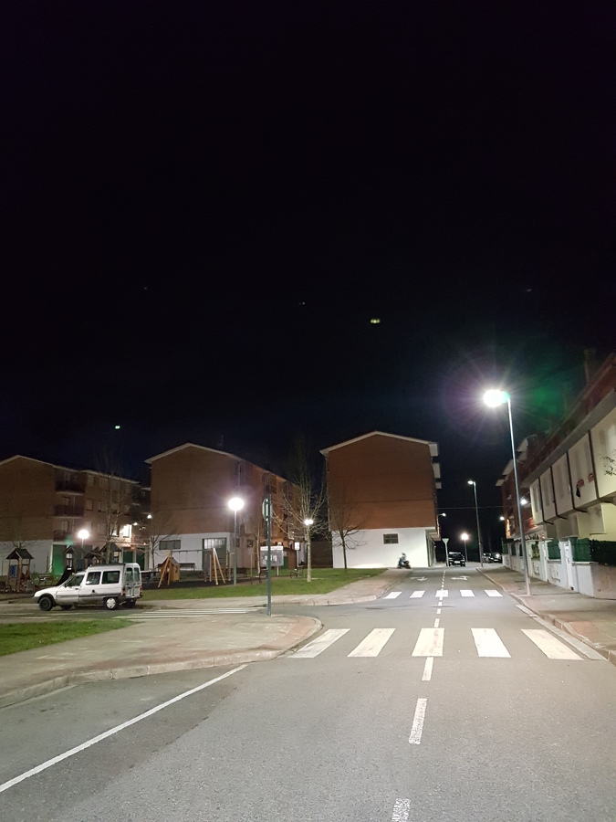 Viales LED noche