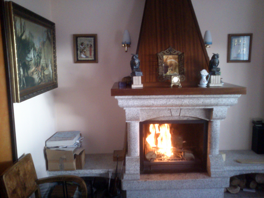 Vista chimenea 