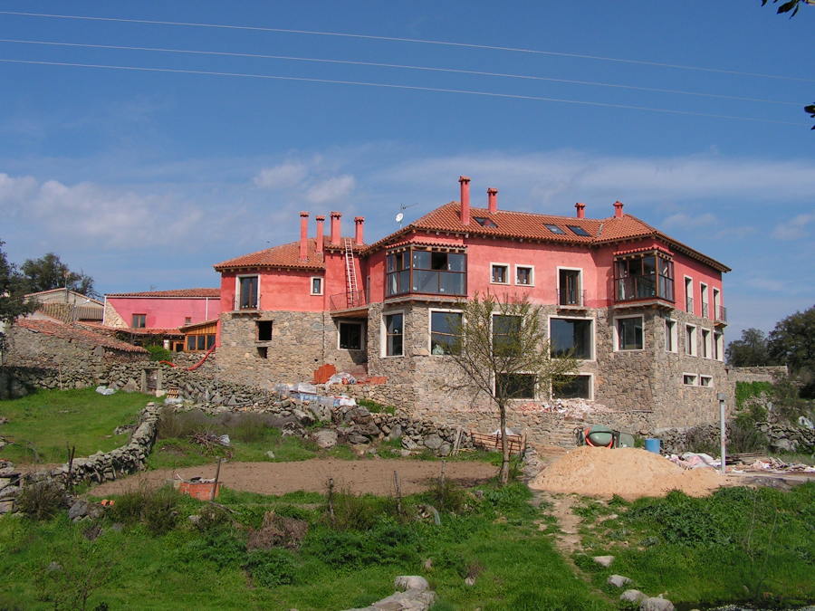 vista de la casa
