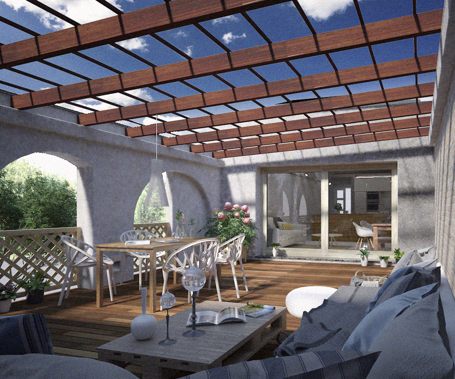 Vista de la terraza