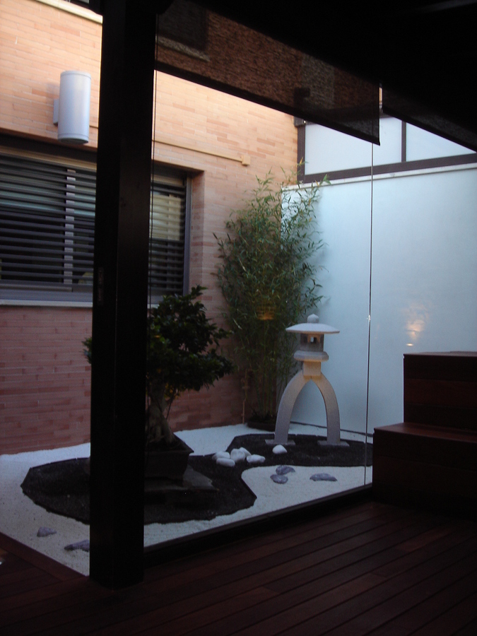 Vista del jardin