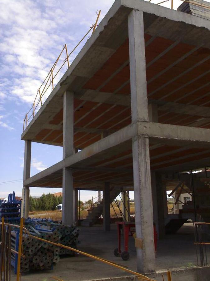 vista estructura terminada