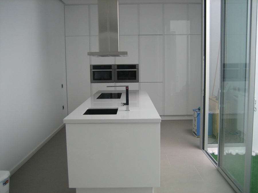 Vista frontal cocina