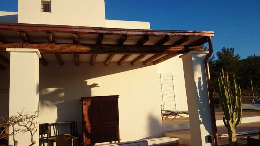 Vista patio acabado