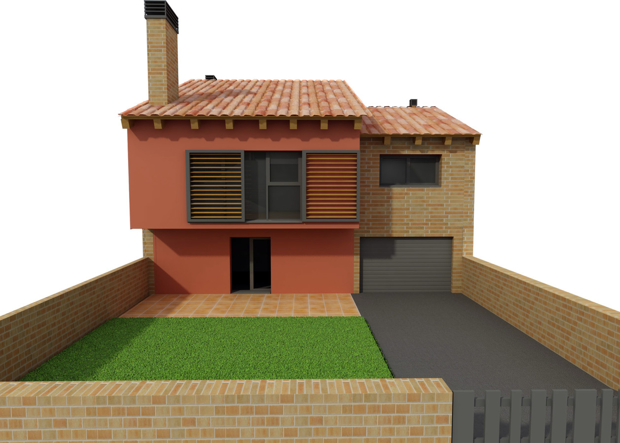 Vista trasera