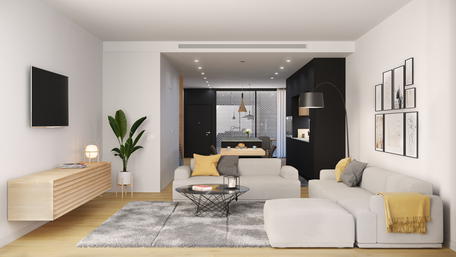 Vivienda entre medianeras