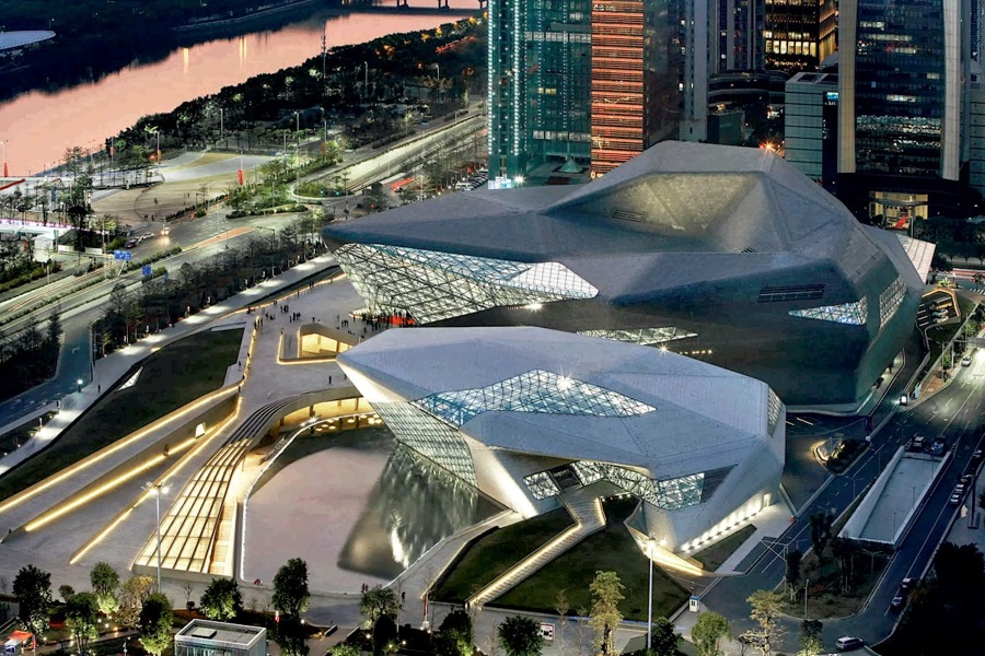 zaha hadid Guangzhou Opera