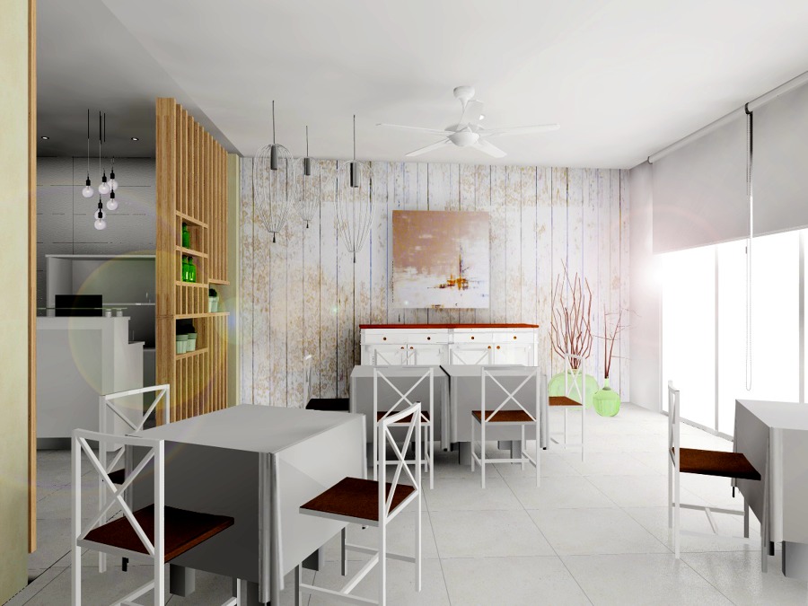 Zona de comedor - decoración pared