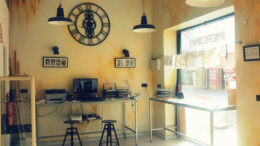 Zona de recepción y diseño de trabajos