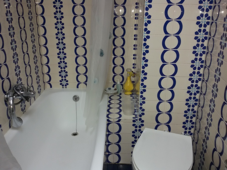 Zona ducha original.