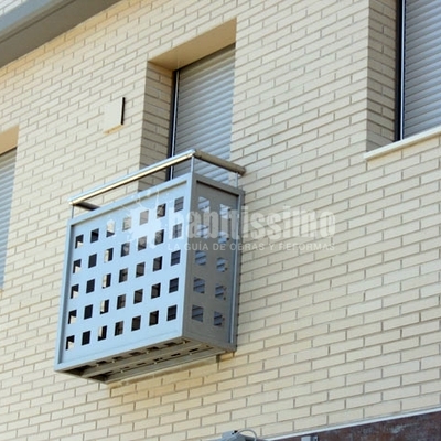 Balcones de hierro y acero inoxidable
