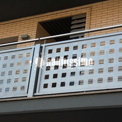 Balcones de hierro y acero inoxidable