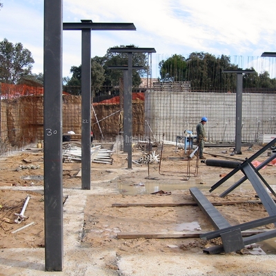 Obra De Cimentación y Estructura Metálica