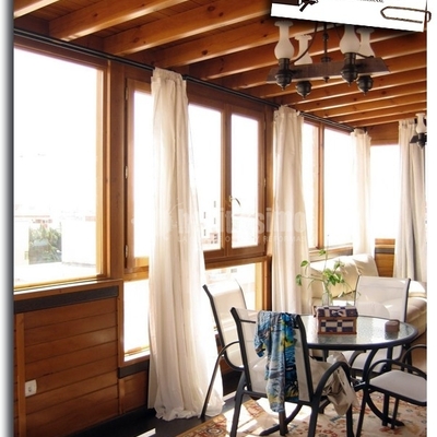 Cerramiento De Terraza, Construcción De Casa De Madera
