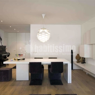 reordenación total de un piso de 120 m2