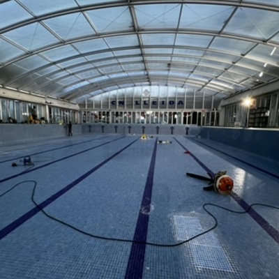 Rejuntado integral de piscina cubierta en Lleida