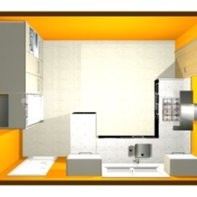 Blanco y Negro en la cocina