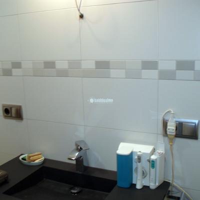 Reforma baño, con plato de ducha de obra