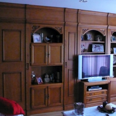 ADAPTAR MUEBLE PARA INTEGRAR CHIMENEA
