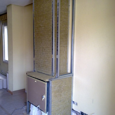 ADAPTAR MUEBLE PARA INTEGRAR CHIMENEA