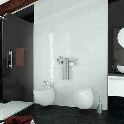 Baño minimalista