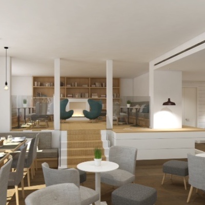 Biblioteca-comedor