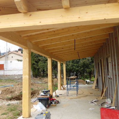 Casa prefabricada de madera tipo americana, Castellón