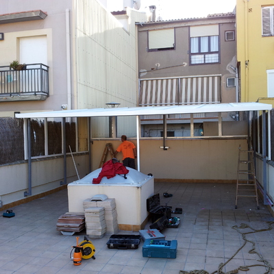 CASETA EN TERRAZA