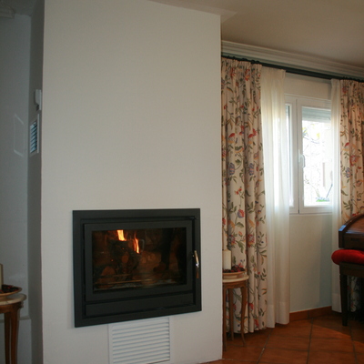 Instalación y construcción de chimenea en Fresno de Torote, Madrid