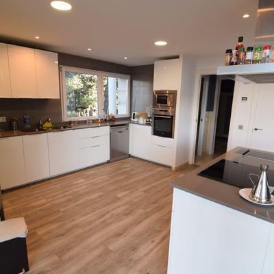 Cocina abierta al salón