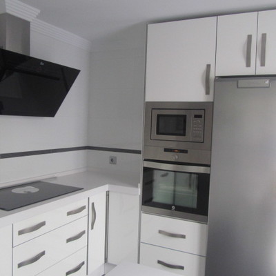 Cocina alto brillo blanco