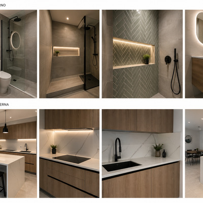 Baño moderno minimalista