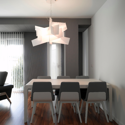 Comedor iluminado