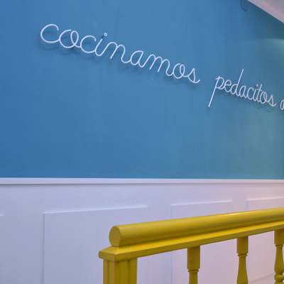 detalle decorativo letras