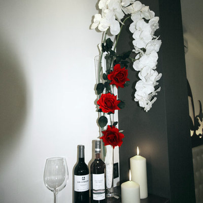 Detalle floral para la entrada