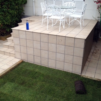 Detalle terraza Getxo