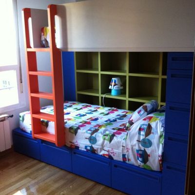 Dormitorio Juvenil Tipo Tren
