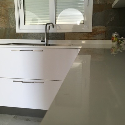 Encimera en solid surface