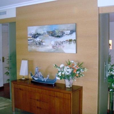 Forrado de pared en tablero