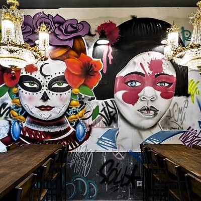 Graffity fusión comida mejicano-asiática