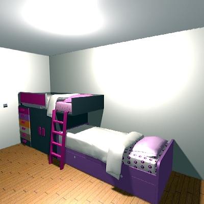 Habitacion juvenil /Conjunto Tren