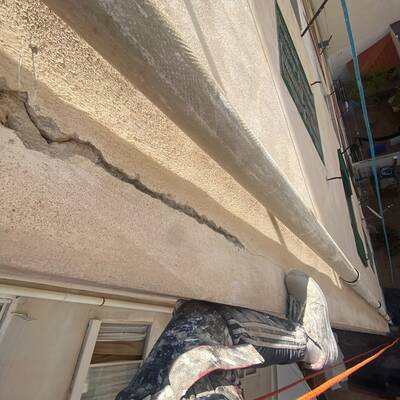 Arreglo de grieta edificio de 5 platas