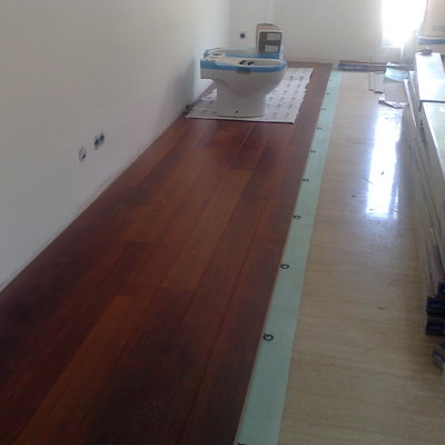 Instalación de parquet.