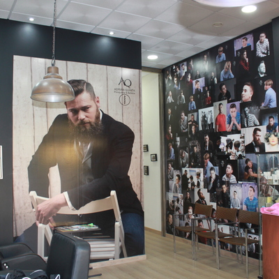 Interior barbería