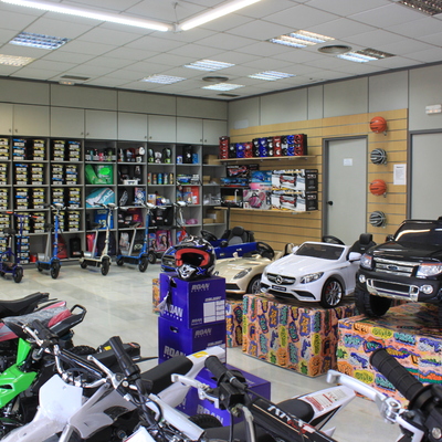 Interior tienda