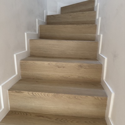 Reforma de escalera, puertas y ventana